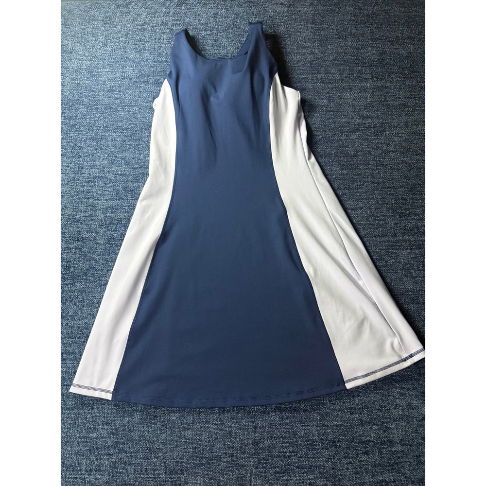 Zelos Women Navy Blue White Colorblock Active Tennis Golf Dress Size Medium